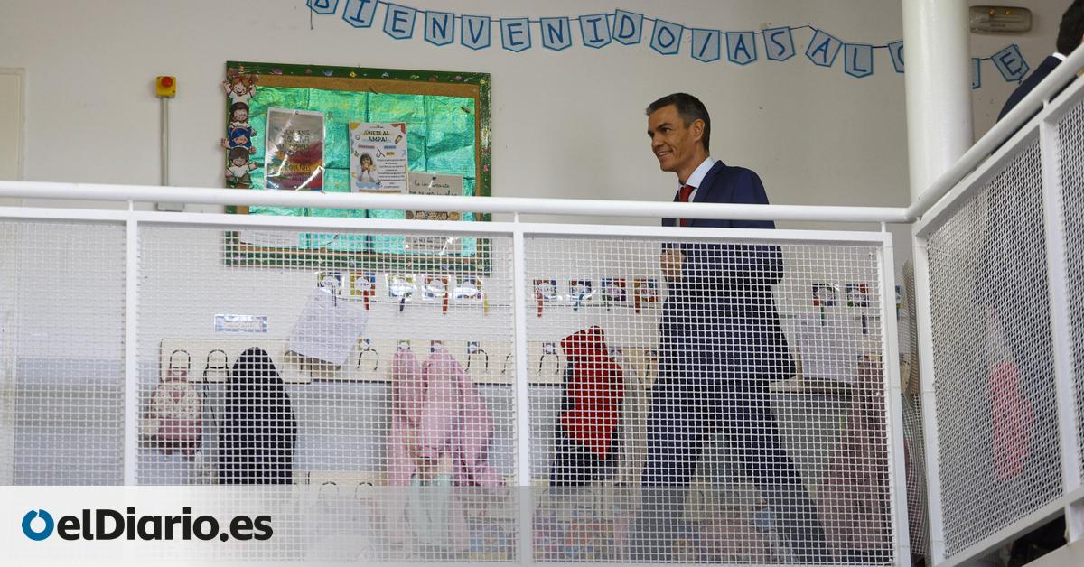 Sánchez anuncia una ley que obligará a bajar ratios y las horas lectivas de los profesores
