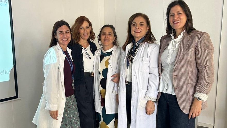 Docentes de Ginecología en el Hospital de Valme en Sevilla.