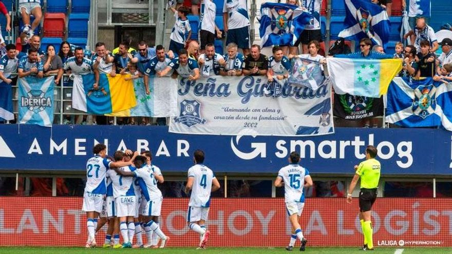 El Tenerife gana en Ipurua y empieza a aclarar las dudas