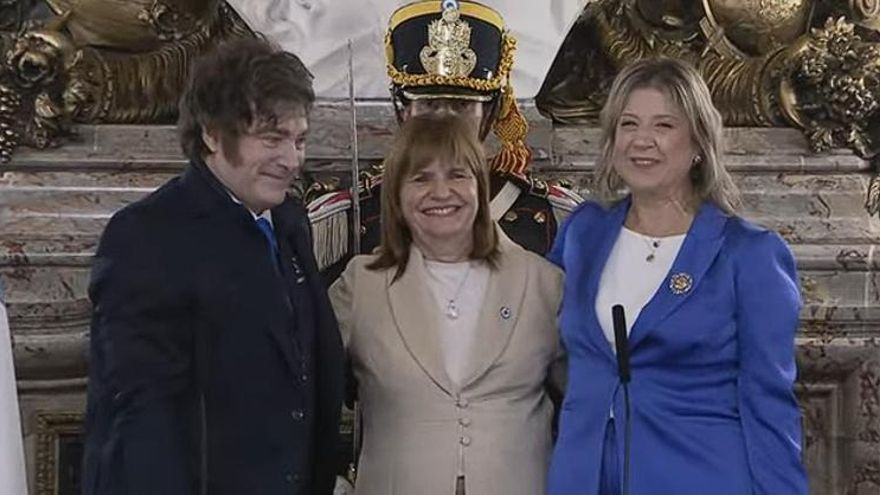 Juró la nueva ministra de Seguridad de Milei, con el embajador de EE.UU. en primera fila