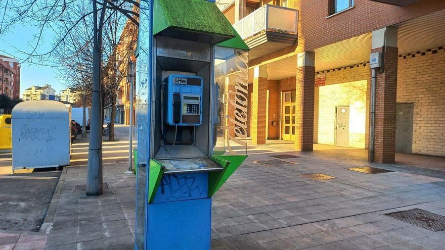 Cabina de teléfono en Amorebieta-Etxano