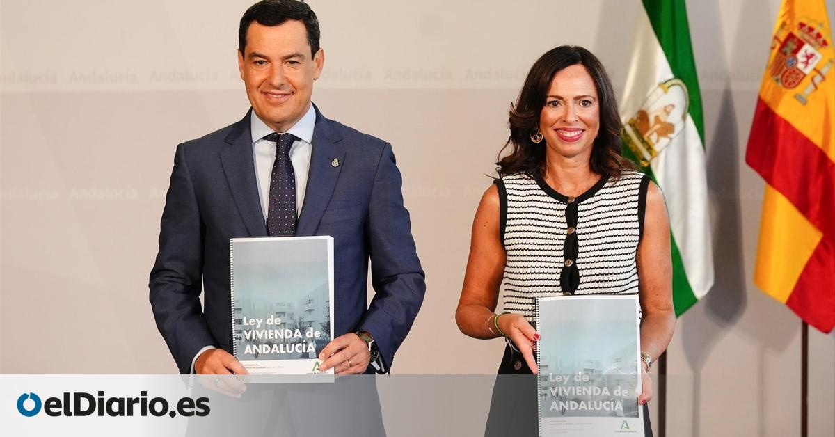 Moreno acelera su ley estrella de vivienda en Andalucía para aprobarla de urgencia ante un posible adelanto electoral