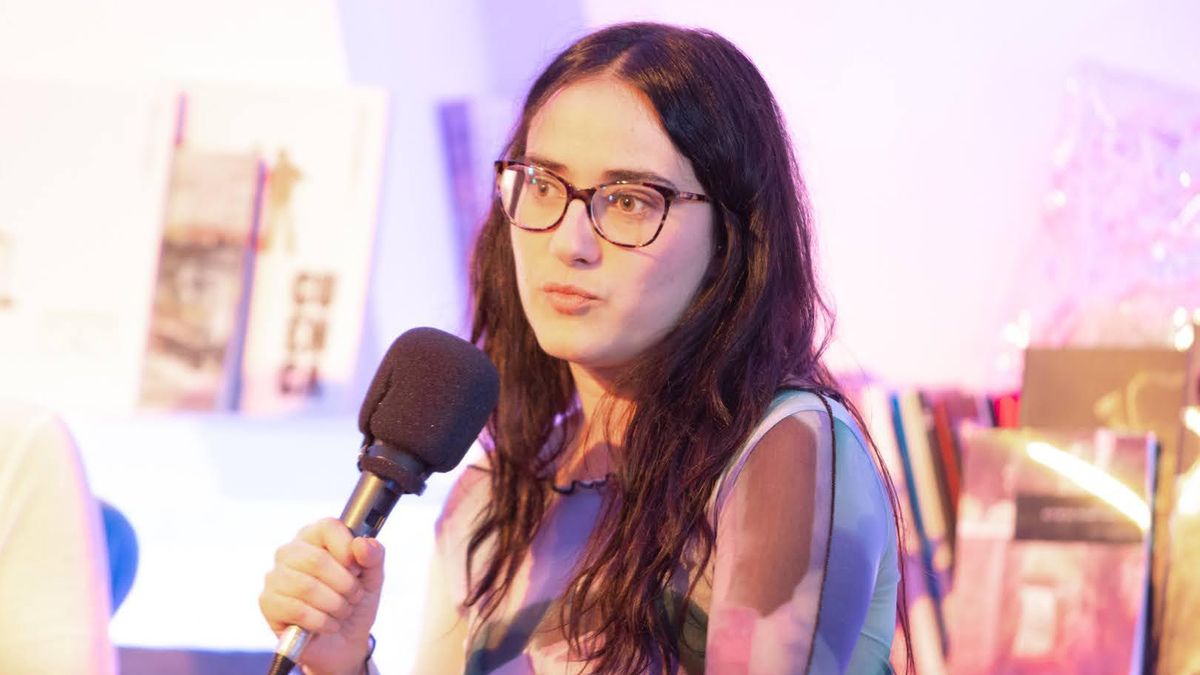 Alba González Medina en la conferencia de Sagita Magma