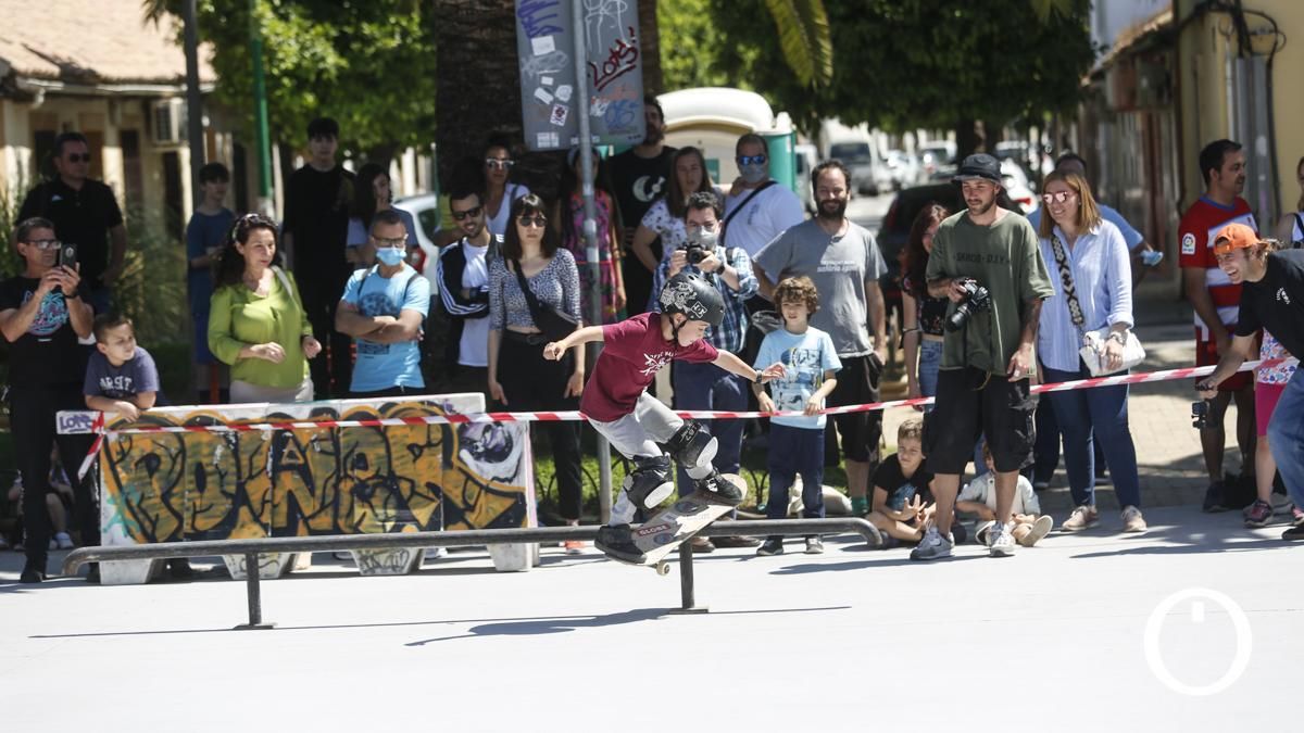 Prueba andaluza de skate en el skatepark de Cañero