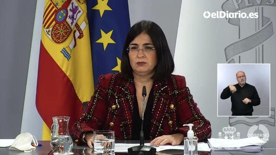 La ministra Darias en rueda de prensa