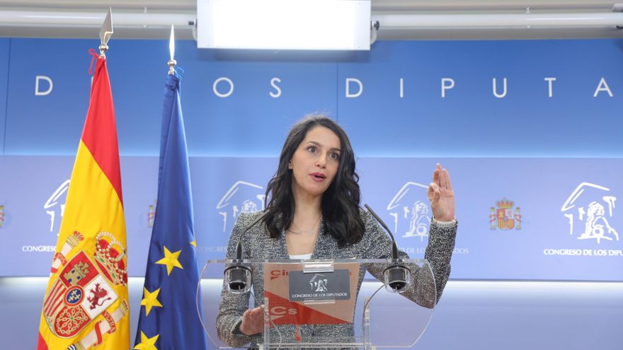 La presidenta de Cs, Inés Arrimadas.