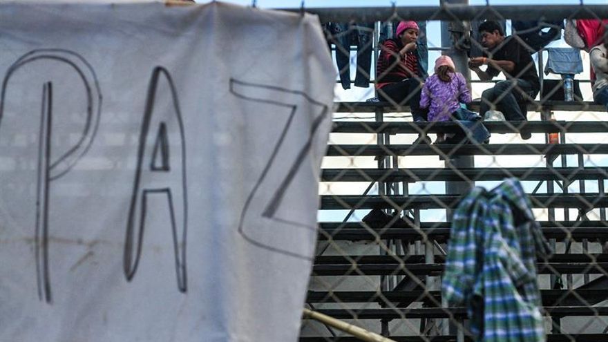 Las caravanas de migrantes cerca del punto crítico en el albergue de Tijuana