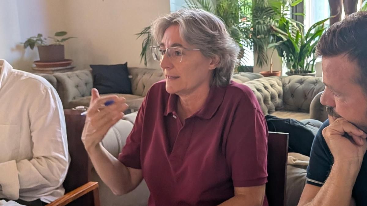 Marta Higueras, durante la presentación de este lunes