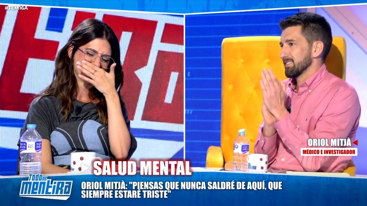 Saray Cerro, emocionada en 'Todo es mentira'