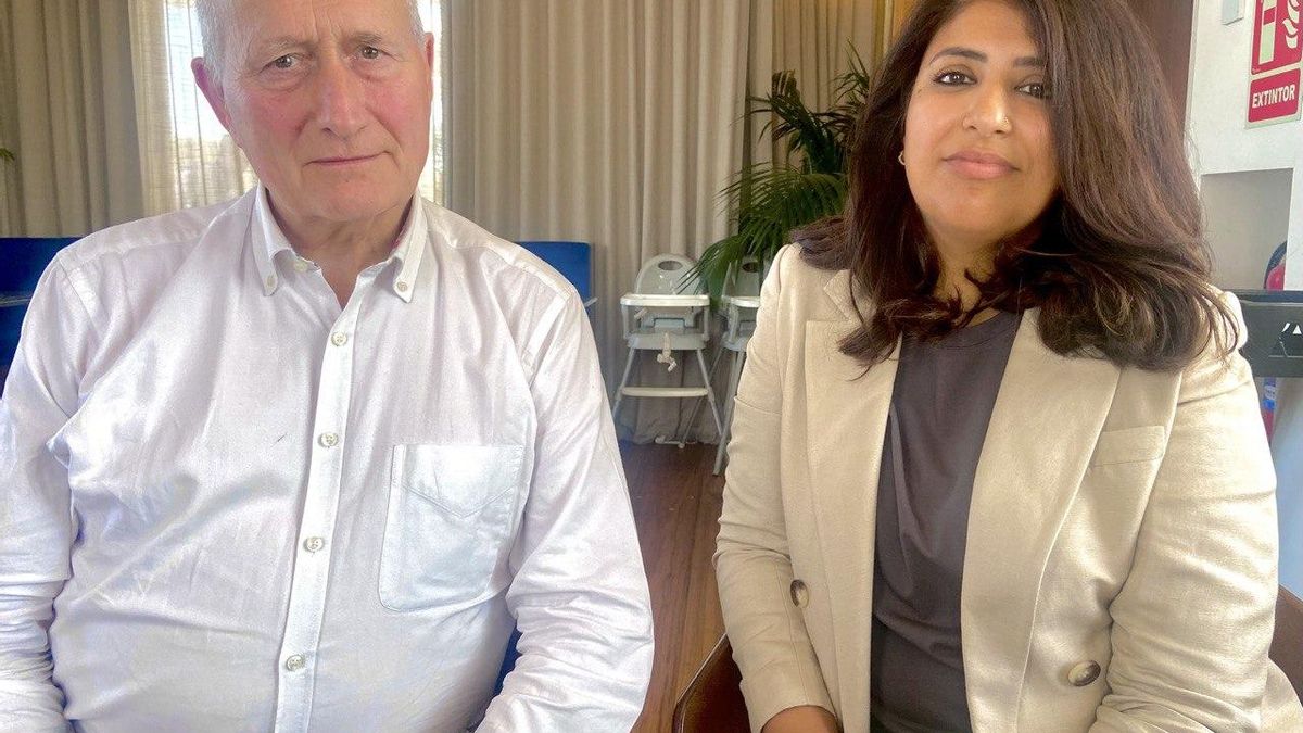 Graeme Groom y Ana Jeelani, cirujanos británicos que han trabajado en Gaza en varias ocasiones durante estos meses