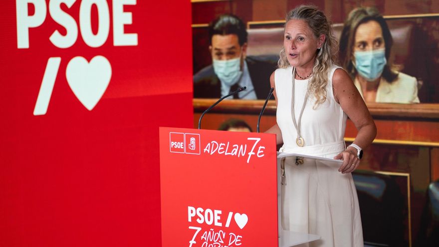 La portavoz del PSOE, Montse Mínguez.