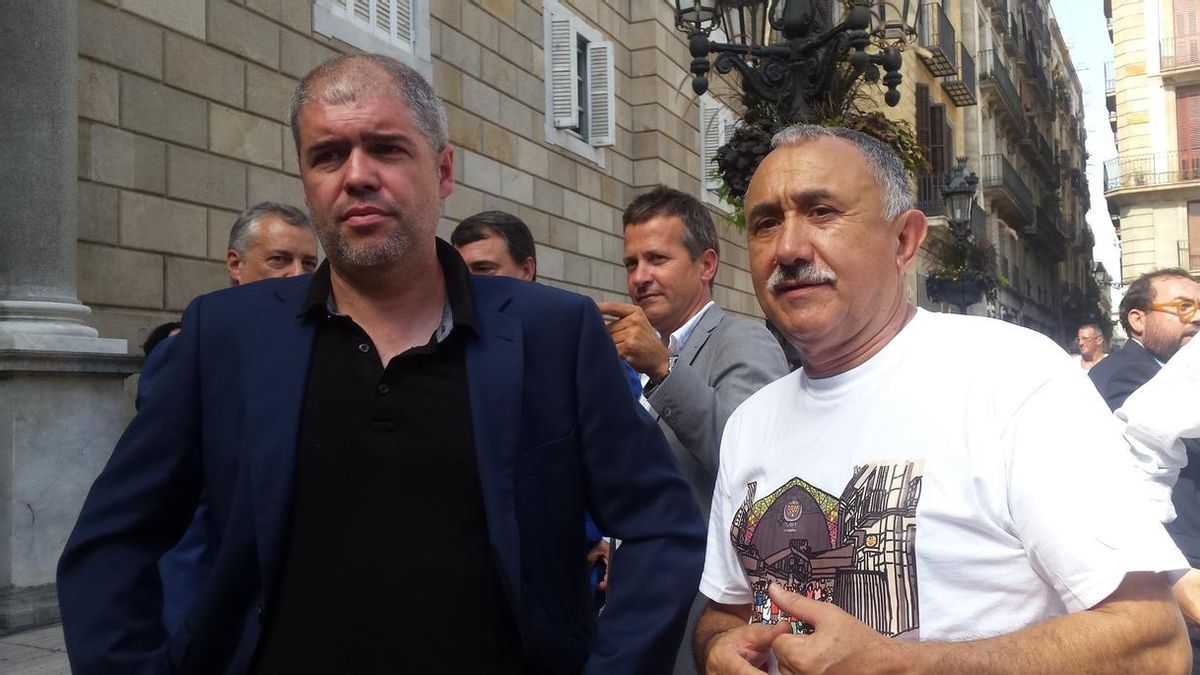 Sordo (CC.OO.) y Álvarez (UGT) rechazan el terrorismo y defienden la convivencia