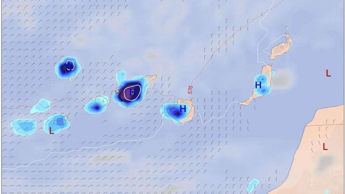 Octubre llega con lluvias a Canarias: la previsión de Aemet para los próximos días