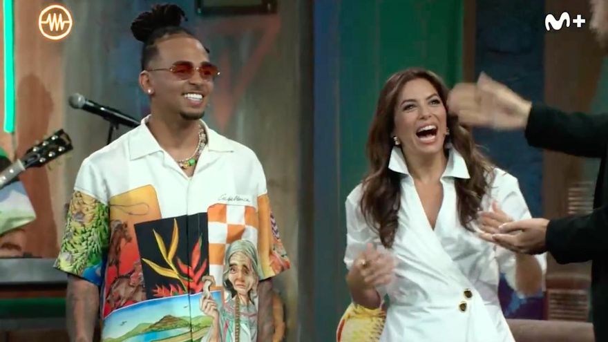 Eva Longoria sorprendió a Ozuna en 'La Resistencia': "Si ahora entra Will Smith meamos a Pablo Motos"