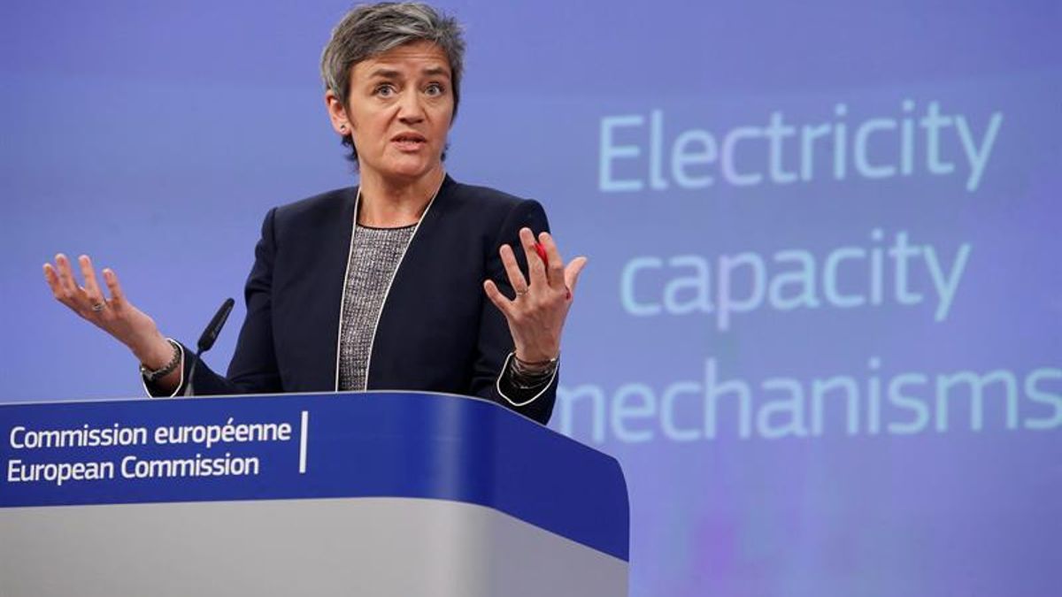 La comisaria europea de Competencia, Margrethe Vestager.
