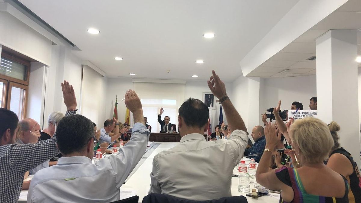 El Ayuntamiento de Torrelavega durante un Pleno de la pasada legislatura.