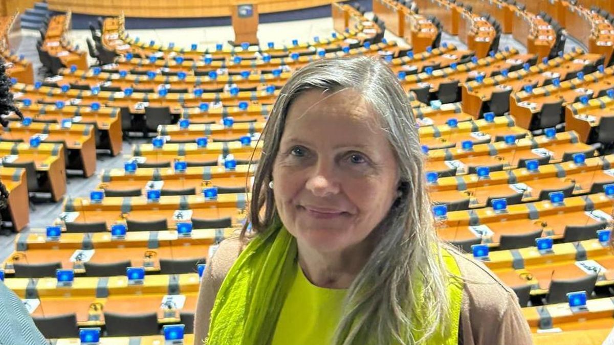 Maribe Doreste en Bruselas.