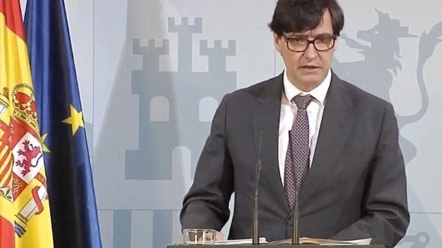 El ministro de Sanidad, Salvador Illa