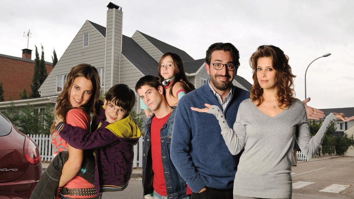 La familia de 'Los Protegidos' en la primera etapa en Antena 3