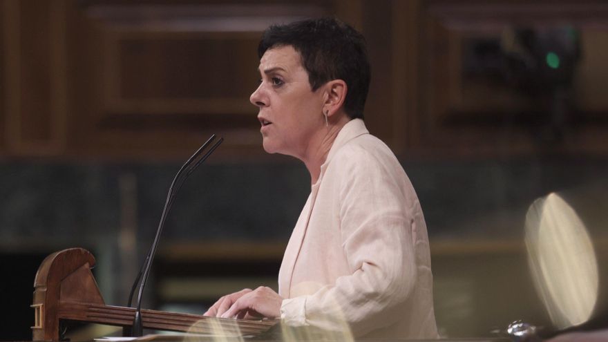 Archivo - La portavoz de EH Bildu en el Congreso, Mertxe Aizpurua.