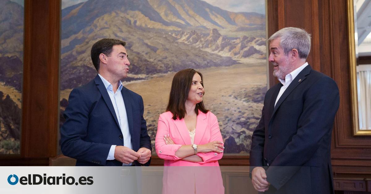 Clavijo cree que un Gobierno PP-Vox sería  dramático  para Canarias, obviando que apoyó la investidura de Feijóo junto a Vox
