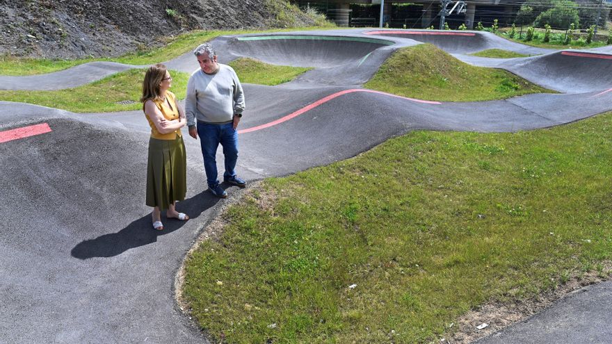 Nuevo parque con pump track en Nueva Montaña.