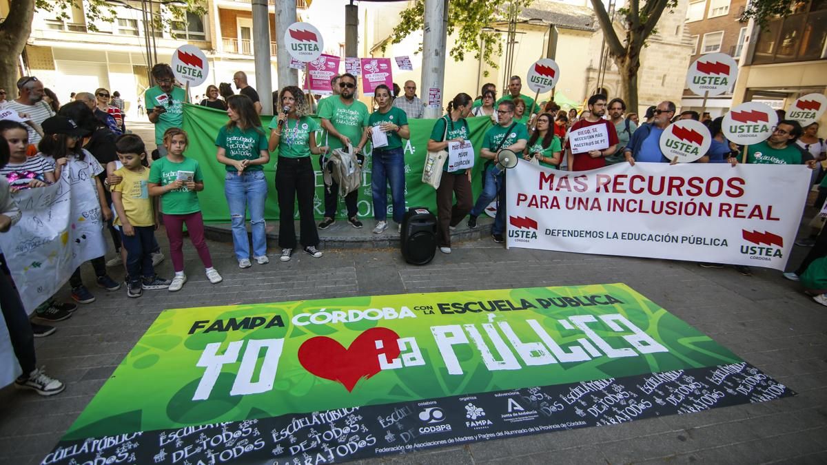 Manifestación por la educación pública