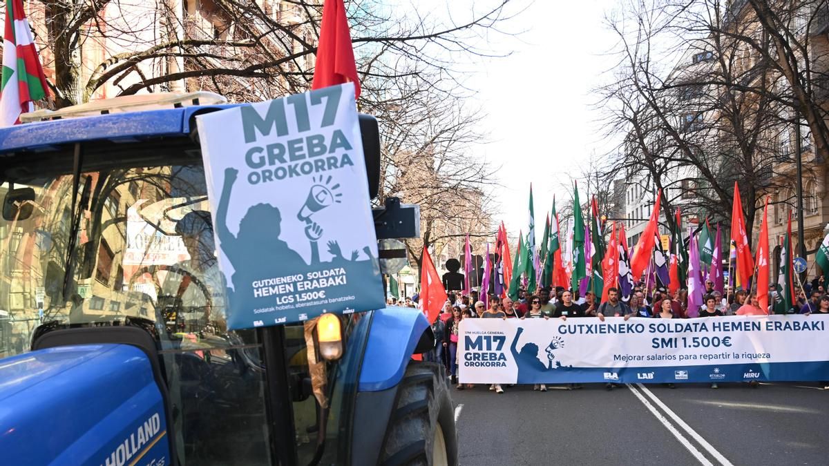 La mayoría sindical vasca elige la misma fecha que CCOO y UGT para las huelgas por la vivienda: 11 de noviembre