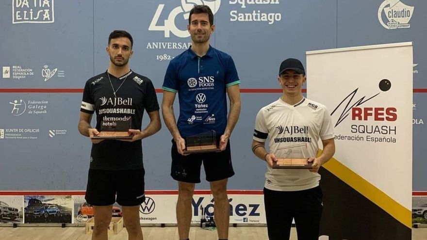 Iván Pérez, bronce en el Campeonato de España de squash