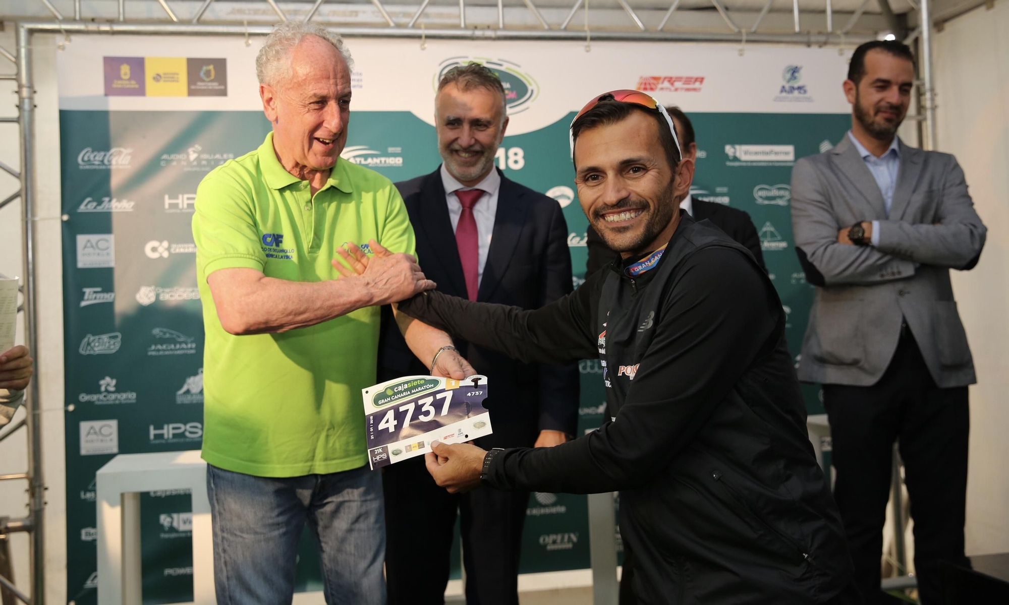 Presentación de los atletas de élite de la Gran Canaria Maratón en Expodeporte. (Alejandro Ramos).