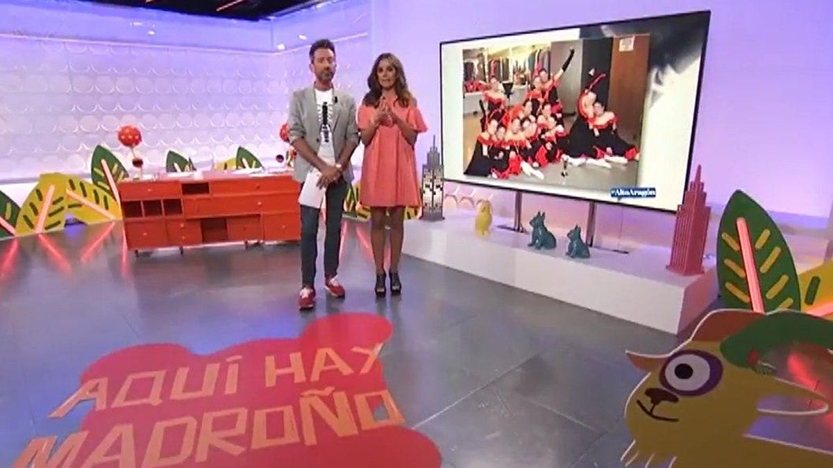 Fragmento del programa que difundió imágenes familiares de Georgina Rodríguez