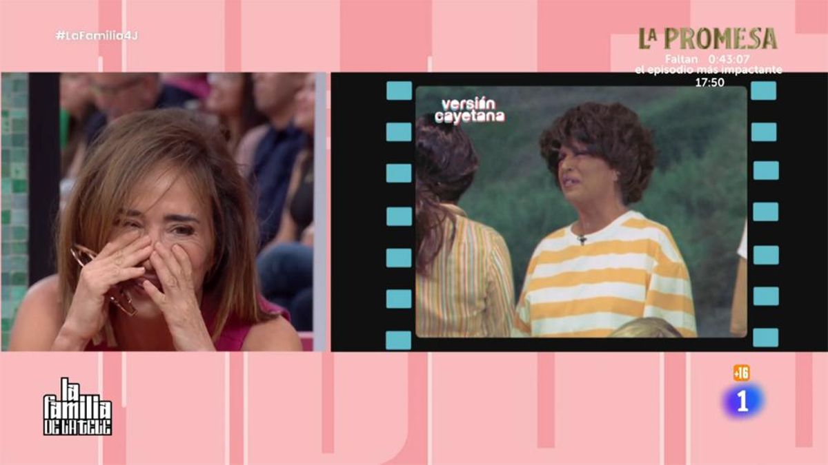 Lydia Lozano en la piel de Pancho en la escena de 'Verano azul'