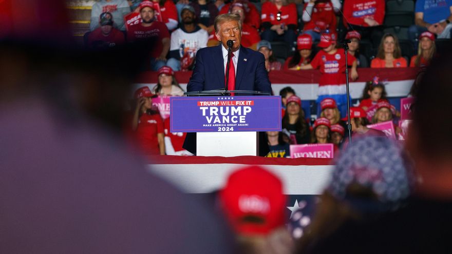 El candidato republicano a la Casa Blanca, Donald Trump. EFE/EPA/WILL OLIVER