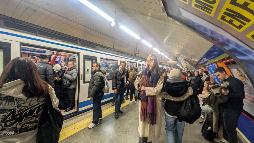 Cortada la línea 5 de Metro de Madrid durante más de una hora este jueves por la avería de un tren