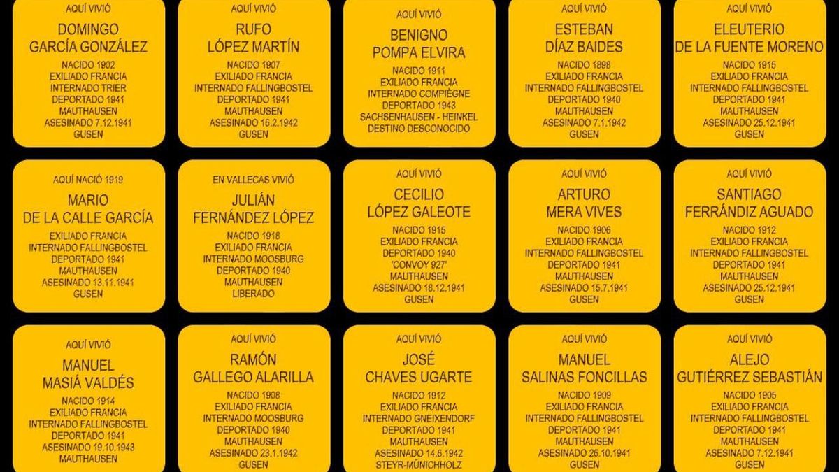 Investigación para honrar con piedras de memoria a los vallecanos que el franquismo deportó: "Solo hubo un superviviente"