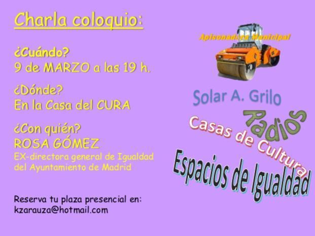 Charla en la Casa del Cura