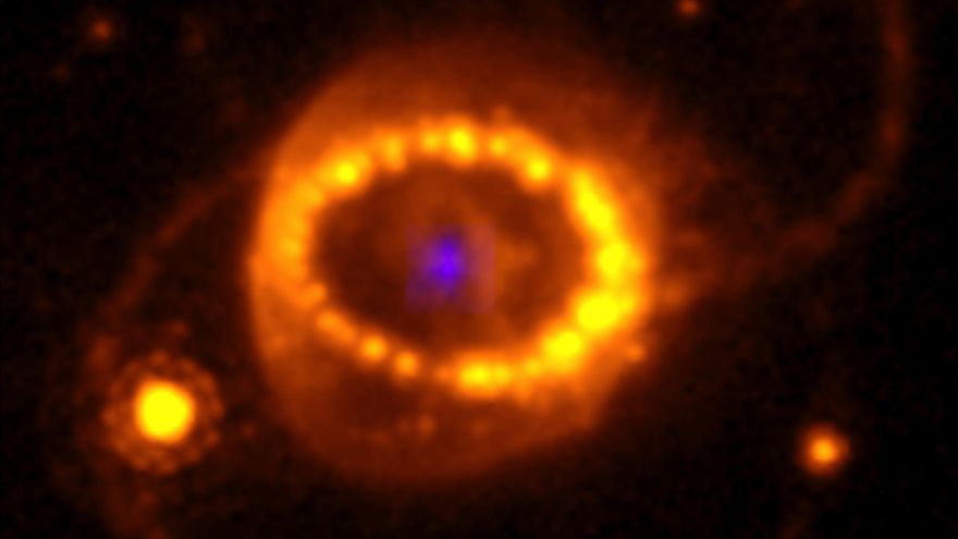 El telescopio James Webb resuelve un viejo misterio cósmico: hallan la estrella de neutrones que dejó la supernova 1987A