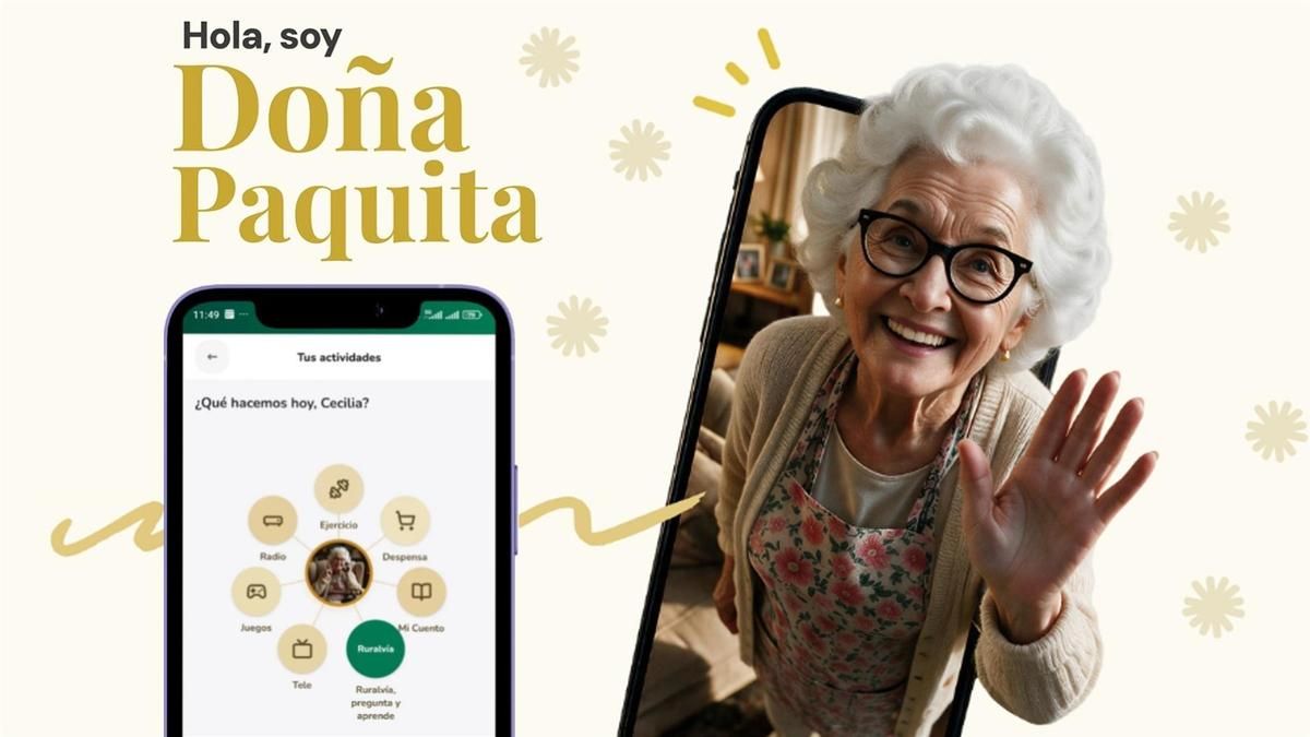 'Doña Paquita', la IA que ayuda a los mayores a utilizar la banca digital, evitar estafas y ejercitar la memoria