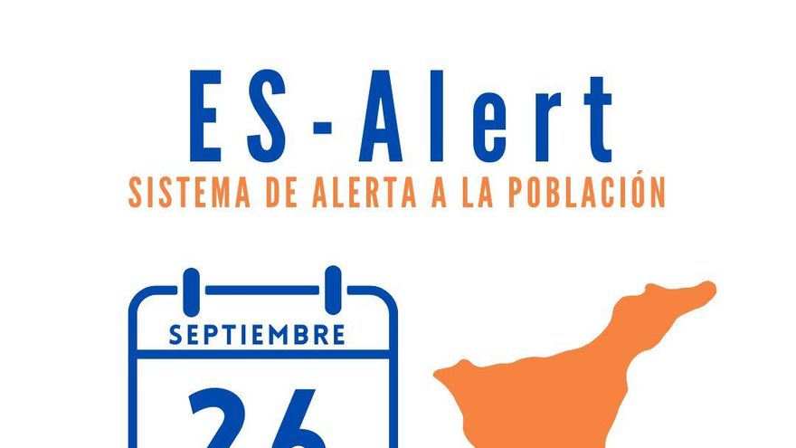 Tenerife prueba esta semana el sistema de aviso a la población en caso de emergencia ES-Alert