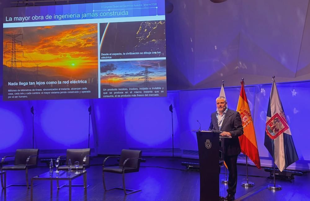 Carlos Lafoz, durante su conferencia.