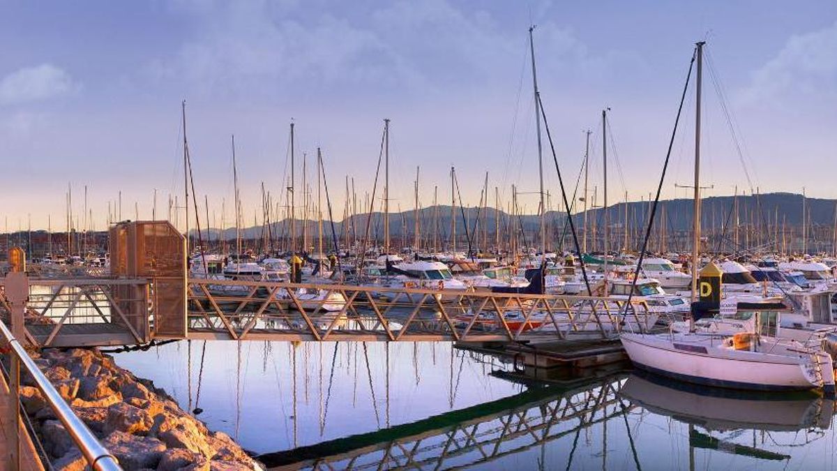 El puerto deportivo de Getxo
