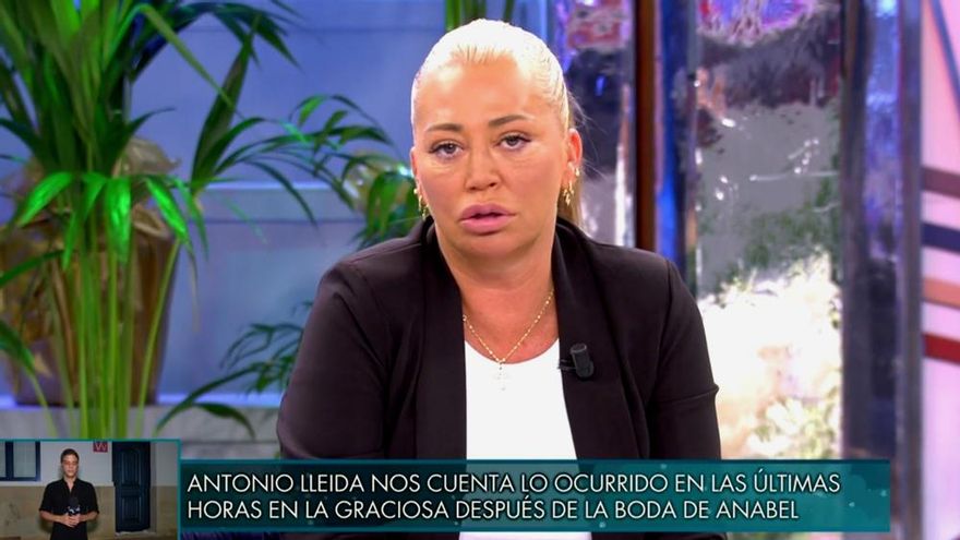 Jorge Javier puso a prueba a Belén Esteban en el 'Deluxe': "No puedes negar que vienes de boda"