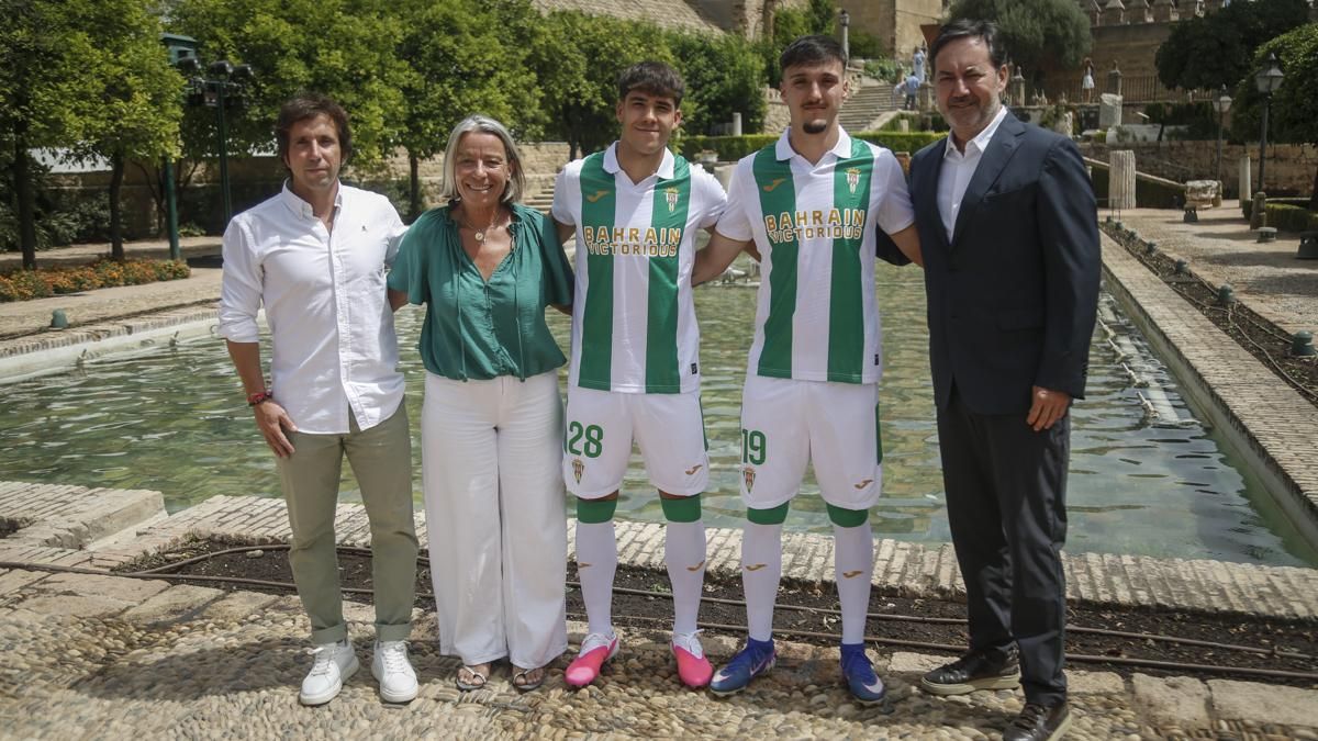 Presentación de Ibai Sanz y Eder García como jugadores del Córdoba CF