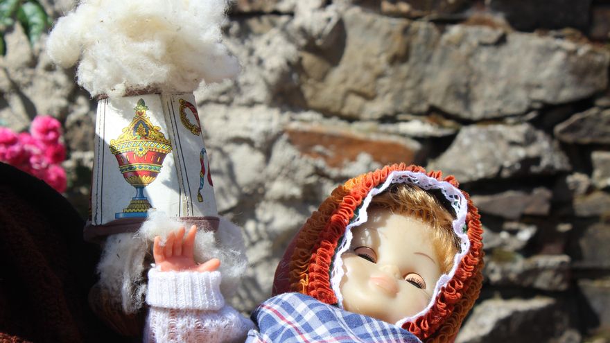 El muñeco de la filandorra de La Obisparra.