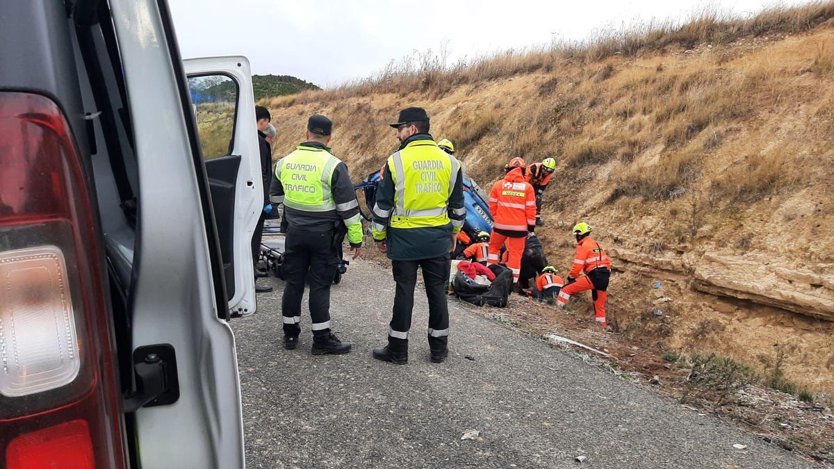 Un fallecido en un accidente en la AP-68 en San Asensio