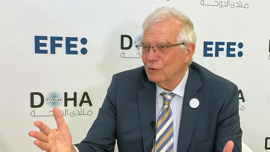 El alto representante de la Unión Europea (UE) para Asuntos Exteriores, Josep Borrell,en una entrevista con Efe en el marco del Foro de Doha, antes de partir a Kuwait este domingo para mantener reuniones con las autoridades de ese país.
