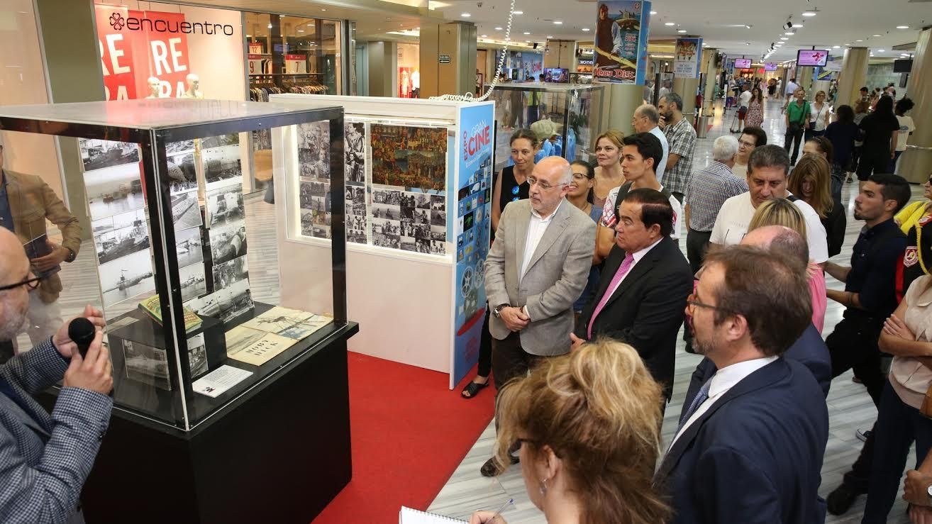 Exposición 'El cine en Gran Canaria'. (ALEJANDRO RAMOS)