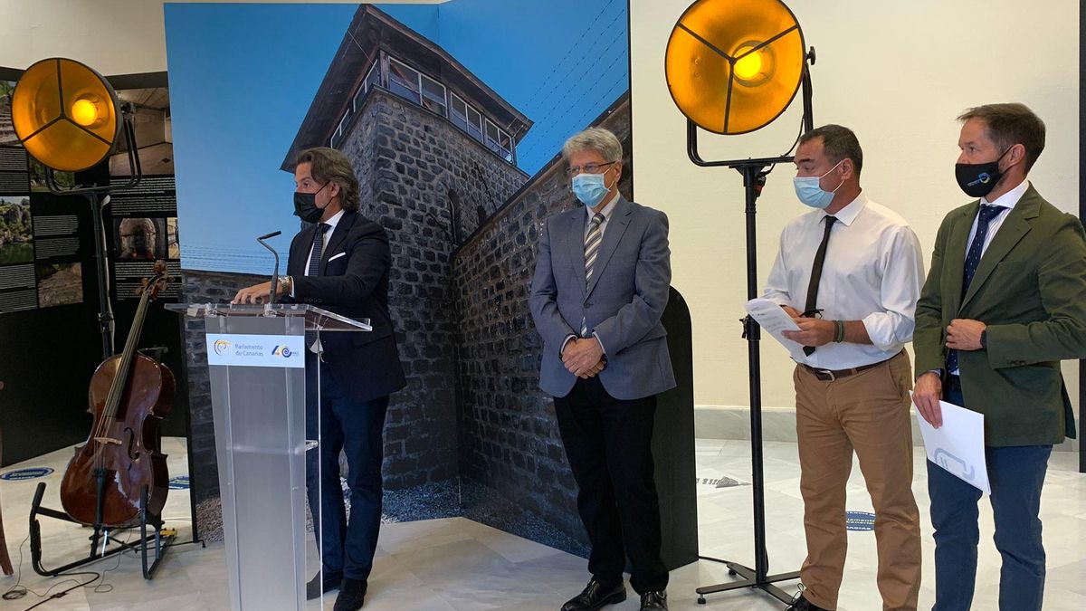 Un momento de la inauguración.
