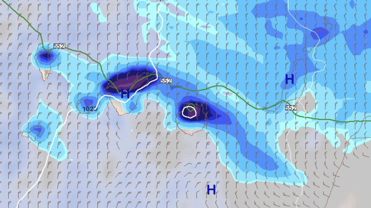 Toda Canarias, en aviso amarillo por la llegada de la borrasca de alto impacto Regina
