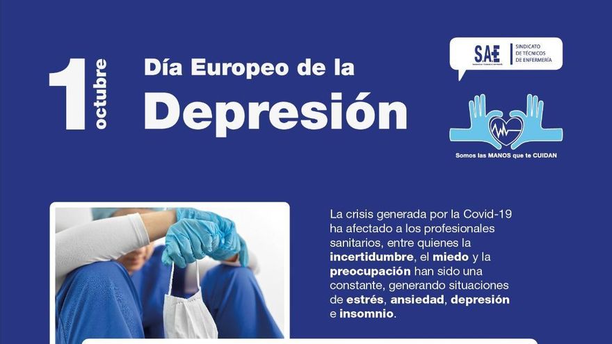 La mitad de los sanitarios presenta síntomas de depresión durante la pandemia